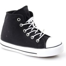 Cool Luis Siyah Uzun Kız Çocuk Lastikli Spor Ayakkabı