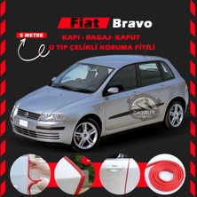 STS Oto Aksesuar Fiat Bravo Oto Araç Kapı Koruma Fitili 5metre Parlak Kırmızı Renk