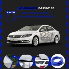 STS Oto Aksesuar Volksvogen Passat cc Oto Araç Kapı Koruma Fitili 5metre Parlak Mavi Renk