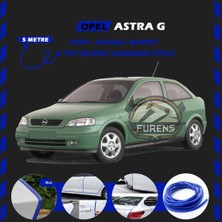 STS Oto Aksesuar Opel Astra G Oto Araç Kapı Koruma Fitili 5metre Parlak Mavi Renk