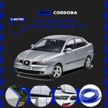 STS Oto Aksesuar Seat Cordoba Oto Araç Kapı Koruma Fitili 5metre Parlak Mavi Renk