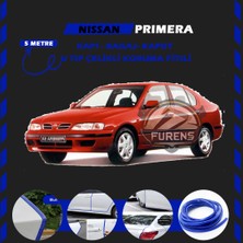 STS Oto Aksesuar Nissan Primera Oto Araç Kapı Koruma Fitili 5metre Parlak Mavi Renk