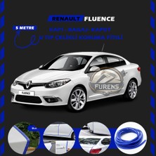STS Oto Aksesuar Renault Fluence Oto Araç Kapı Koruma Fitili 5metre Parlak Mavi Renk