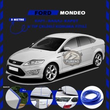 STS Oto Aksesuar Ford Mondeo Oto Araç Kapı Koruma Fitili 5metre Parlak Mavi Renk