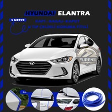 STS Oto Aksesuar Hyundai Elantra Oto Araç Kapı Koruma Fitili 5metre Parlak Mavi Renk