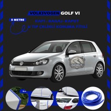 Volksvogen Golf 6 Oto Araç Kapı Koruma Fitili 5metre Parlak Mavi Renk