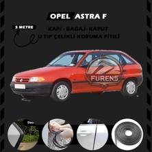 STS Oto Aksesuar Opel Astra F Oto Araç Kapı Koruma Fitili 5metre Parlak Siyah Renk