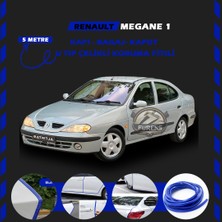 Renault Megane 1 Oto Araç Kapı Koruma Fitili 5metre Parlak Mavi Renk