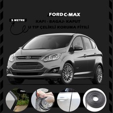 STS Oto Aksesuar Ford C-Max Oto Araç Kapı Koruma Fitili 5metre Parlak Siyah Renk