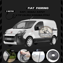 STS Oto Aksesuar Fiat Fiorino Oto Araç Kapı Koruma Fitili 5metre Parlak Siyah Renk