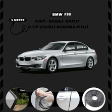 STS Oto Aksesuar Bmw F30 Oto Araç Kapı Koruma Fitili 5metre Parlak Siyah Renk