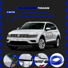 STS Oto Aksesuar Volksvogen Tiguan Oto Araç Kapı Koruma Fitili 5metre Parlak Mavi Renk