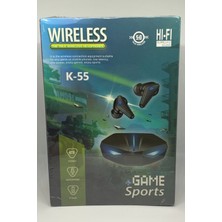 L'edoren K55 Kablosuz LED Işıklı Oyuncu Bluetooth Kulaklık 5.0