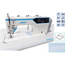 Jack A5E-Q Düz Makine Kısa Iplik Kesicili Temiz Dikiş