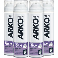 Arko Men Sensitive Erkek Tıraş Köpüğü 4x200ml