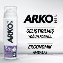 Arko Men Sensitive Erkek Tıraş Köpüğü 4x200ml