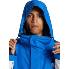 Dc Mavi Erkek Kapüşon Yaka Uzun Kayak Montu ADYTJ03063_DEFY Jacket