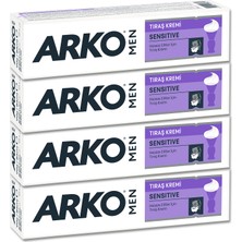 Arko Men Sensitive Tıraş Kremi 4x90gr