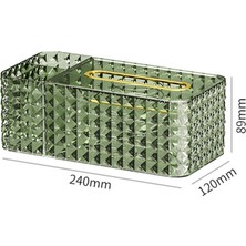 Shibel Yatak Odası Yemek Masası Masaüstü Yeşil Için Taşınabilir Doku Kapak Peçete Dispenseri (Yurt Dışından)