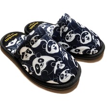 Chochili Unisex Panda Desenli Önü Kapalı Ev Terliği