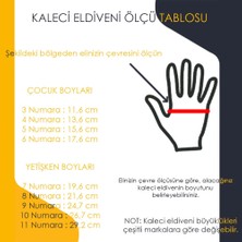 Tryon Kidz Neon Siyah Çocuk Kaleci Eldiveni