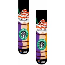 Limmon Store Starbucks Coffee Renkli Çorap