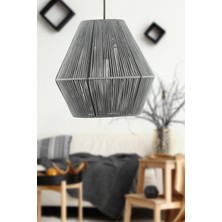 Begüsa Kalte Tekli Avize Füme 30 cm