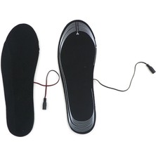 Gahome USB Şarjlı Ayak Isıtmalı Tabanlık - 35-45 Numara - Siyah (Yurt Dışından)