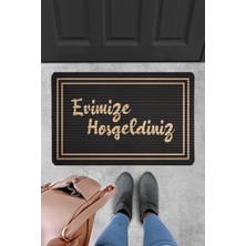 Evaşk Kapı Önü Paspası Vinil Kaymaz Tabanlı