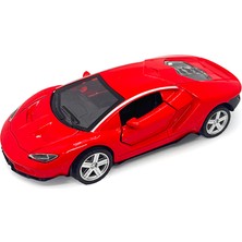 Gokidy Diecast Metal Çek Bırak Araba - Sport Kırmızı