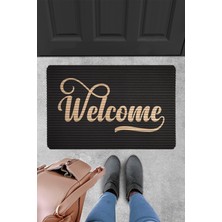 Evaşk Kapı Önü Paspası Vinil Kaymaz Tabanlı