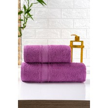 Hierapolis Banyo Havlu Seti 2'li- 70 x 135 cm - 50 x 85 cm Havlu Seti  Pamuk Banyo Havlusu