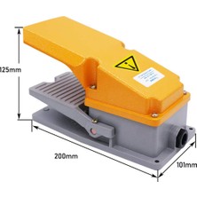 Momentum Döküm Korumalı Ayak Pedalı NO+NC MPD-15400