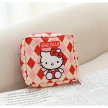 Syn İletişim Sanrio Cinnamoroll Hello Kitty Cinnamoroll Kuromi My Melodi Makyaj Ped Kozmetik Çantası Düzenleyici