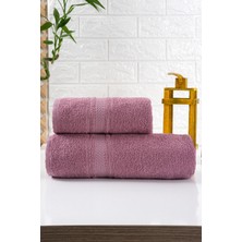 Hierapolis Banyo Havlu Seti 2'li- 70 x 135 cm - 50 x 85 cm Havlu Seti  Pamuk Banyo Havlusu