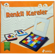 Zeküp Renkli Kareler Tekli Zeka Oyunu