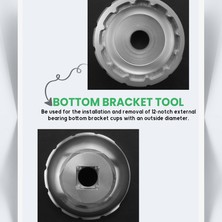 Fiona Sram Dub BSA30 Rotor Için Dayanıklı Alüminyum Bisiklet Alt Braket Onarım Aracı (Yurt Dışından)