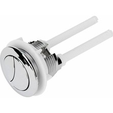 Fiona 2 Adet Tuvalet Sifon Düğmesi 38MM Çift Düğmeli Anahtarın Yerini Alır Yuvarlak Düğme Tuvalet Sifon Düğmesi (Yurt Dışından)