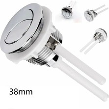 Fiona 2 Adet Tuvalet Sifon Düğmesi 38MM Çift Düğmeli Anahtarın Yerini Alır Yuvarlak Düğme Tuvalet Sifon Düğmesi (Yurt Dışından)