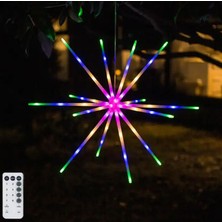 Gaman 84 Ledli 5V USB Girişli 4 Renk Yıldız LED Kumandalı Ev-Ofis-Restorant-Cafe-Organizasyon No:5