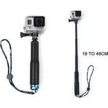 Ganbao Mavi Su Geçirmez El Kavrama Ayarlanabilir Selfie Sopa El Monopod Geekpro Gopro Hd Hero 6 5 4 3 + 3 2 1 Xiaomi Yi Için (Yurt Dışından)