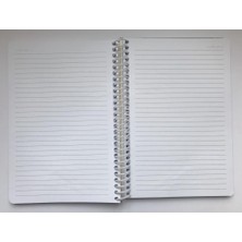 Colornote Papirüs Papirüs Hola Çizgili Defter Spiralli, Sert Kapaklı 120 Yaprak 16 x 23 cm