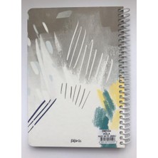 Colornote Papirüs Papirüs Hola Çizgili Defter Spiralli, Sert Kapaklı 120 Yaprak 16 x 23 cm