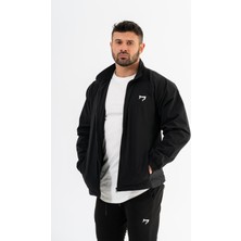 Gymwolves Erkek Tam Boy Fermuarlı Antrenman Ceketi | Günlük Spor Ceket |