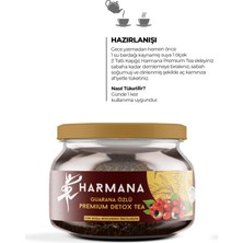 Harmana Guarana Özlü Premium Detox Tea Net 150 gr (60 Günlük Kullanım)