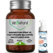 Venatura Magnezyum Sitrat Ve P5p (Vitamin B6) 90 Kapsül - Diş Beyazlatıcı Köpük
