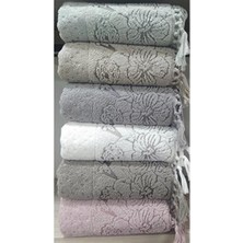 Pupilla Penye Jakarlı 6'Lı Paket El-Yüz Havlu 50*90 Sembol 3059