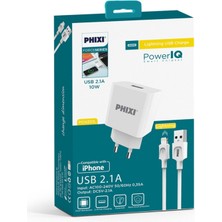 Ledoren Force Lightning USB Power Iq 10W / 2.1A Kablolu Şarj Cihazı Iphone Uyumlu PCH251L