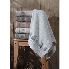 Pupilla Bambo 6'Lı Paket El-Yüz Havlu Seti 50*90 Freya