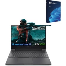 Hp Victus 7N9V0EA01 15-FA1028NT Intel Core I7-13700H 32GB 1tb SSD RTX3050 15.6 Inç 144Hz Full Hd  Gaming Laptop + Microsoft Windows 11 Pro 64 Bit Türkçe USB KUTU_W321TB